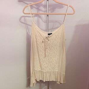 NWT Torrid Ivory Lace Camisole Top